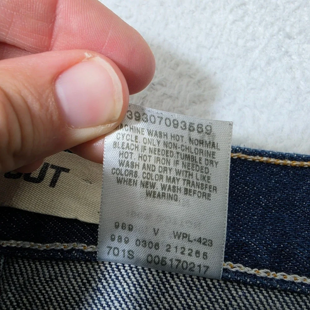 VTG Levi 517 Boot Cut Mens 35/34 Jeans Blue Denim Classic Western Rugged Pants